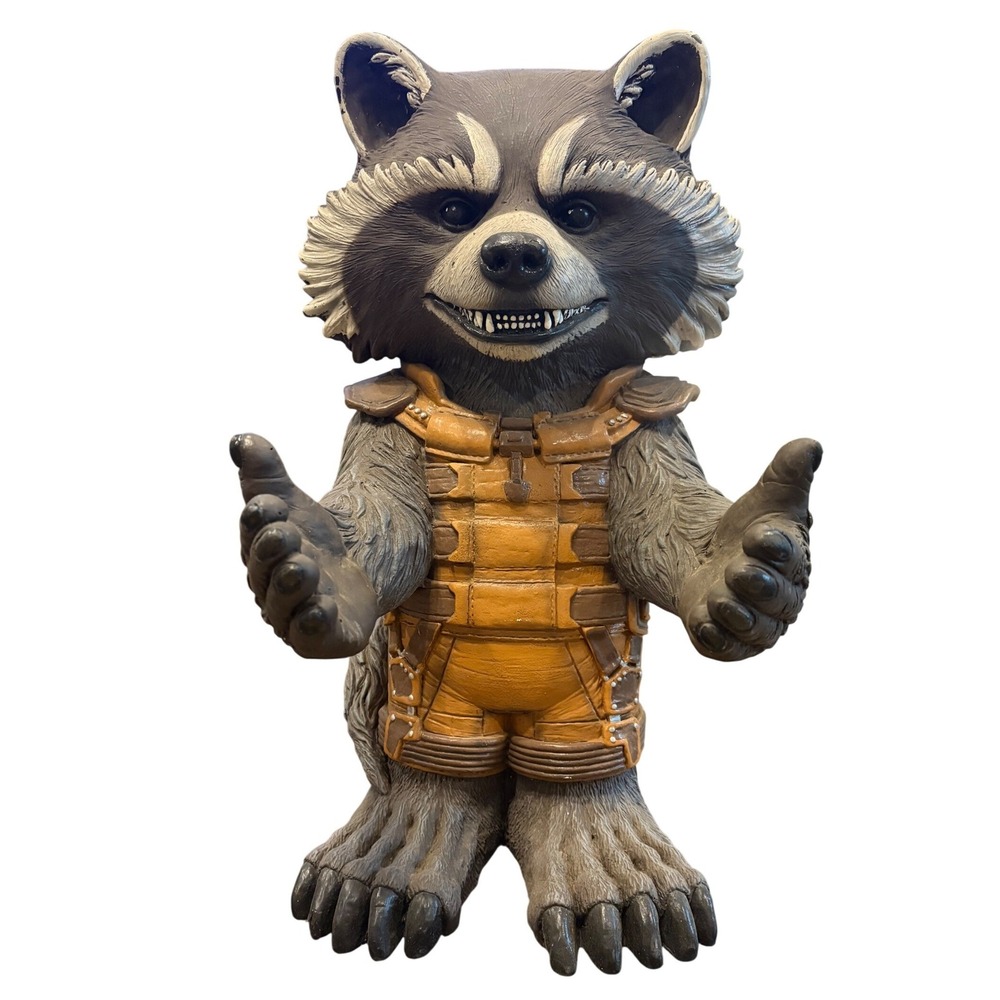 Rubies Marvel Rocket Raccoon Candy Bowl Holder Statue Guardians of the Galaxy
